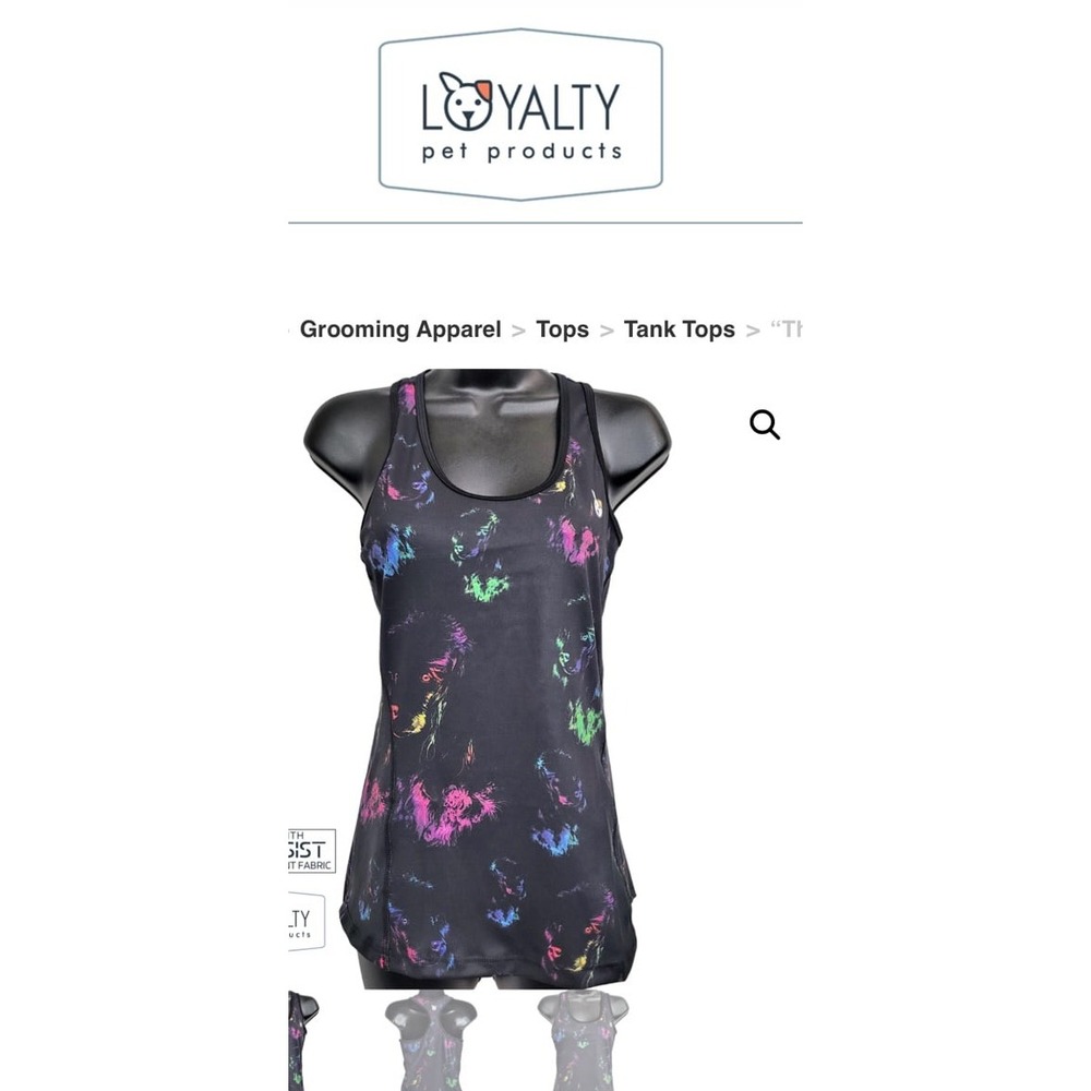 Poodle tank top size xs - Picture 4 of 5